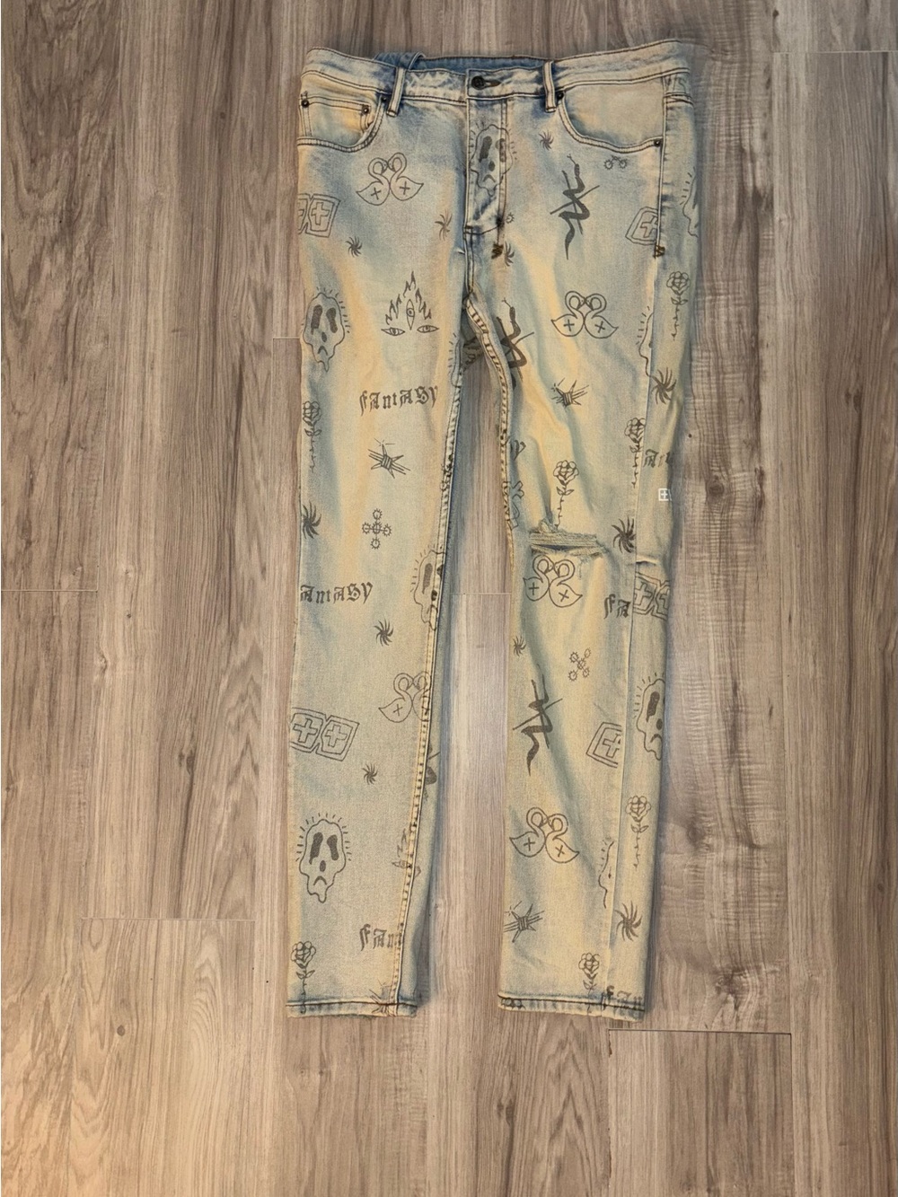 Ksubi Y2K Graphic Print Jeans